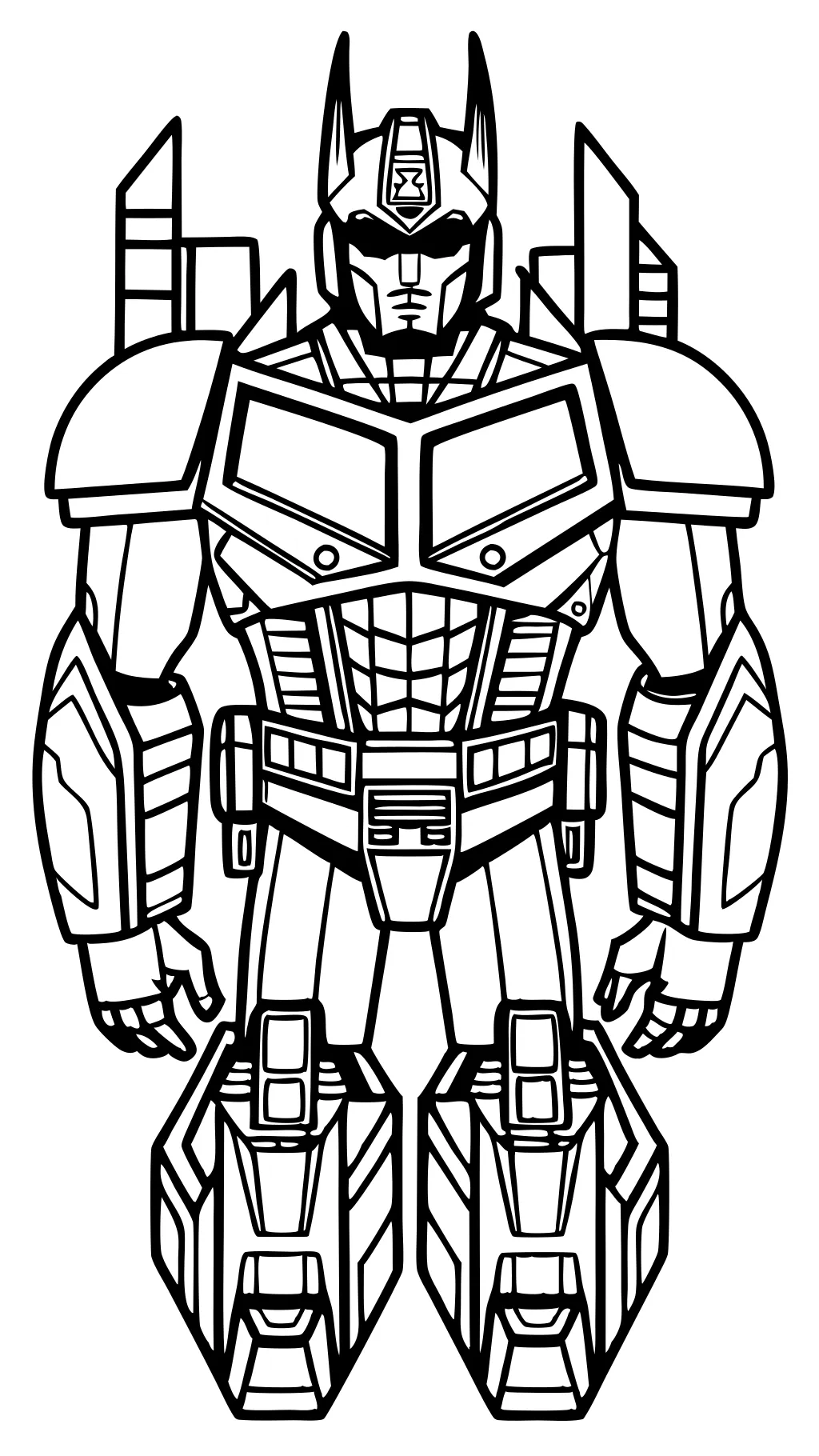 Páginas para colorear Optimus Prime